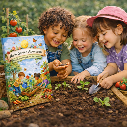 Mein Garten Abenteuer - Das Gartentagebuch für Kinder